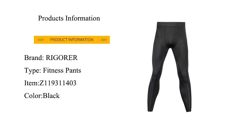 Whoesale Compression Bottoms Men′s Sports Wear Active Wear