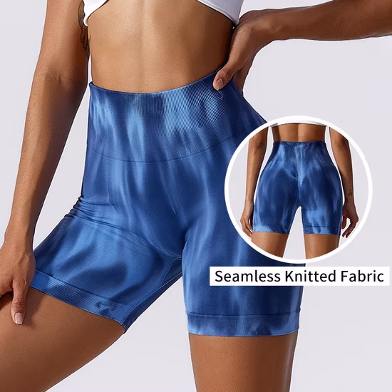 Atacado OEM/ODM Mulheres Treino Personalizado Desgaste de Ginásio Esportes Ativos Correndo Fitness Yoga Bicicleta Ciclismo Treino Shorts Atlético com Bolsos